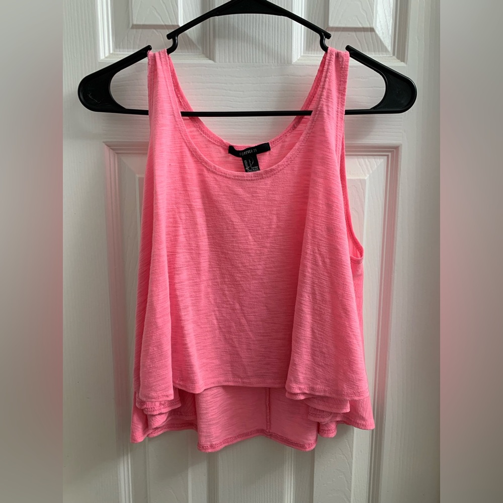 Forever 21 Flowy Crop Top Size L